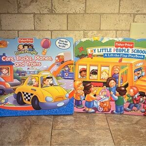 Vintage Fisher-Price Little People Interactive Hardback Book Set